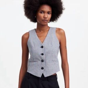 Waisted Vest in Yarn-Dye